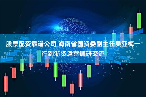 股票配资靠谱公司 海南省国资委副主任吴亚梅一行到浙资运营调研交流